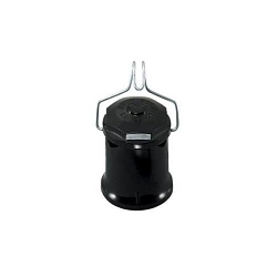 Leviton® 167 1-Circuit 2-Piece Feed-Through Keyless Lampholder, 660 W Lamp, 250 V AC, E26 Lamp