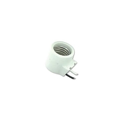 Leviton® 18315 1-Piece Keyless Single Circuit Lampholder, 660 W, 250 VAC, Medium Incandescent Lamp
