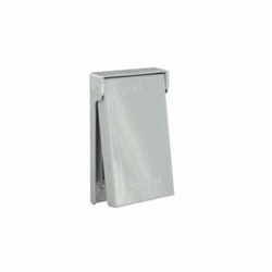 Leviton® Decora® 6196-VFS Weatherproof Outlet Box Cover, Decorator/GFCI Receptacle Cover, Thermoplastic
