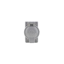 Leviton® 7770 Weather Resistant Cover Plate, 4.56 in L x 3.26 in W, Cast Aluminum