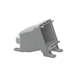 Leviton® BX230-V Watertight Pin and Sleeve Back Box, 4.53 in H x 3.9 in W x 6.69 in D, For Use With Leviton® Pin and Sleeve Inlets and Receptacle, Valox® 357