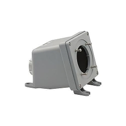 Leviton® BX60-V Watertight Pin and Sleeve Back Box, 7.68 in H x 4.65 in W x 5.2 in D, For Use With Leviton® Pin and Sleeve Inlets and Receptacle, Valox® 357