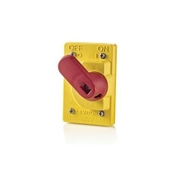 Leviton® Wetguard® COVER-S Watertight Toggle Switch Cover, 3.13 in W x 2.47 in D, Valox® Polybutylene Terephthalate