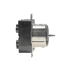 Leviton® Black & White® CS8169 3-Phase Y California Style Grounding Locking Receptacle, 480 VAC, 50 A, 3 Poles, 4 Wires, Black