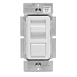 Leviton® Decora® IP710-LFZ 3-Way Electro-Mechanical Electronic Dimmer Switch, 120/277 VAC, 1 Pole, Standard On/Off Operation, Ivory/Light Almond/White