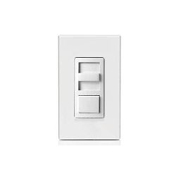 Leviton® Decora® IllumaTech® Mark 10® Powerline IPX06-10Z 3-Way Electro-Mechanical Electronic Dimmer Switch, 120 VAC, 1 Pole, Standard On/Off Operation, Ivory/Light Almond/White