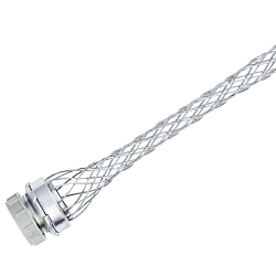 Leviton® L7503-100 77 Series Dust Tight Strain Relief Cord Grip, 0.40 to 0.54 in Cable Openings, Galvanized Wire