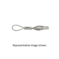 Leviton® L8515 Light Duty Single Weave Short Length Wire Mesh Pulling Grip, 1.25 to 1.49 in Dia, 17 in L Mesh, 1160 lb, Galvanized Steel