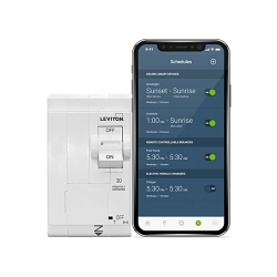 Leviton® LB230-ST Smart Standard Circuit Breaker, 120/208, 120/240 V AC, 30 A, 10 kA Interrupt, 2 Poles, Magnetic Trip