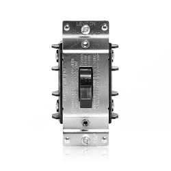 Leviton® MS402-DS Industrial Grade Manual Non-Grounding AC Motor Starter Switch, 600 VAC, 40 A, 15 hp Power Rating, DPST Contact