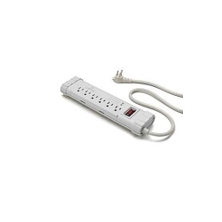 Leviton® S1000-PS Surge Protected Power Strip, 120 VAC, 15 A, 6 Outlets, 6 ft L Cord