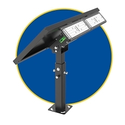 Light Efficient Design SL-SFL-20W-40K-BK-G2 SL-SFL Generation 2 Solar Flood Light, LED Lamp, 20 W Fixture