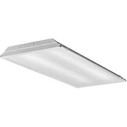 Lithonia Lighting® 2GTL4 4400LM LP840 GTL Lensed Troffer, 34.5 W Fixture, 120 to 277 VAC, Steel Housing