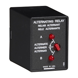 Littelfuse® SSAC® ARP43S Alternating Relay With Rotary Switch, 8 Pin, 2 Form C DPDT Contact, 120 VAC V Coil