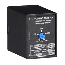 Littelfuse® SSAC® PLM6405 3-Phase Electro Mechanical Voltage Monitoring Relay, 240 VAC, 8 Pin, 1 Form C SPDT Contact