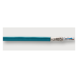 LUTZE 104197 ETHERNET Cat 5e Shielded Network Cable, 600 V, (2 Pairs) 22 AWG Stranded Tinned Copper Conductor