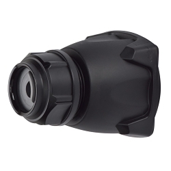 MELTRIC 554P0D35 Handle With Gland, 13 to 35 mm Device, For Use With DECONTACTOR™ DS60, DB60 Size 4 Switch Rated Plug, Disconnectable Motor Switch, Nylon/PBT, Black