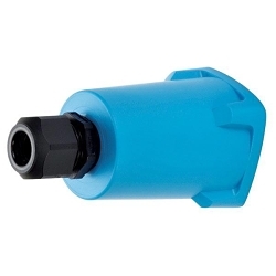 MELTRIC 711P0DP4 Handle, 1 in NPT Device, Polyester, Blue
