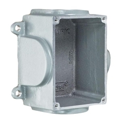 MELTRIC 7T4F0N10 Junction Box, For Use With DN7C Series Multi-Pin Plug/Receptacle, Metal
