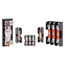 Mersen 60601 Open Style Fuse Block, 600 V AC/DC, 60 A, Class: H/K, 14 to 2 AWG Wire, 1 Poles