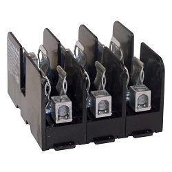 Mersen 60308SJ 6SJ Open Style Fuse Block, 600 VAC/VDC, 30 A, Class: J, 14 to 2 AWG Wire, 3 Poles