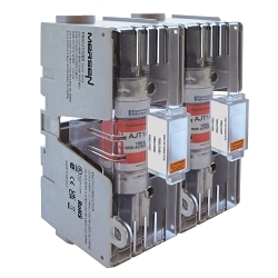 Mersen FB60J100B2 FB6 Fuse Block, 100 A, 600 V DC, Class: J