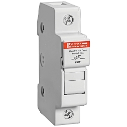 Mersen UltraSafe™ USM1 Fuse Holder, 800 V AC/1000 V DC, 30 A, 14 to 6 AWG Wire, 1 Pole