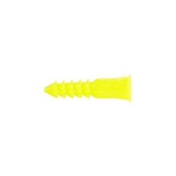 Cully™ 39761 Anchor Kit, Slotted/Phillips® Combo Drive, Pan Head, #10 x 1 in Screw, 201 Pieces, Plastic, Yellow