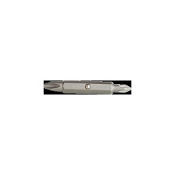 Minerallac® Cully™ MegaPro 40005 1-Piece Double Ended Replacement Insert Bit, #0 to #3 Square Recessed Point, 2 in OAL