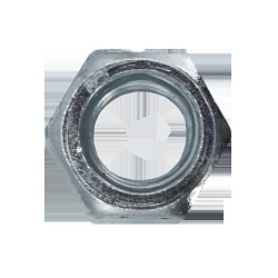 Minerallac® 40135J Hex Nut, 3/8-16, Steel, Zinc Plated, A Material Grade, Right Thread