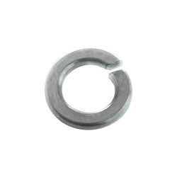 Minerallac® 40535J Medium Split Lock Washer, 3/8 in Nominal, Steel, Zinc Plated