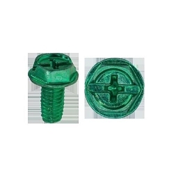 Minerallac® Cully™ 80006J Grounding Screw, #10-32 Screw, 3/8 in OAL, Phillips®/Slotted Drive