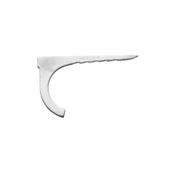 Minerallac® Minerallac Traditional® 90112 Flat Nail Strap, 3/4 in Conduit, Steel