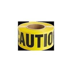Minerallac® Cully™ 94625 Underground Barricade Tape, Yellow, 1000 ft L x 3 in W, Caution-Caution-Caution Legend