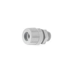 Woodhead® MAX-LOC® 5532 130098 Straight Strain Relief Cord Sealing Grip, 1/2 in Trade, 1/2 to 9/16 in Cable Openings, Nylon