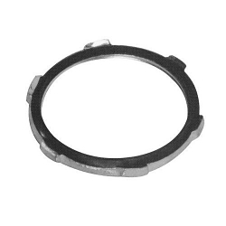 MORRIS 14754 Raintight Sealing Locknut With Integral Gasket, 1/2 in, For Use With Rigid Conduit, Steel, Galvanized