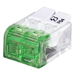 MORRIS 23294 Push-In Connectors, 24 to 14| AWG Wire Copper Wire, Polycarbonate