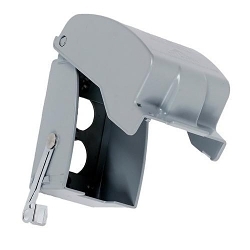 MORRIS 38915 While-In-Use Cover, 4.6 in L x 3.1 in W x 3 in D, Receptacle Cover, Die Cast Aluminum