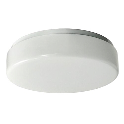 MORRIS 72247 Classic Cloud/Round Drum Puff Dimmable Decorative Ceiling Light Lamp, 120 V AC, White Powder Coated Housing