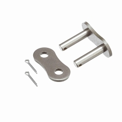Morse® 332283 Slip Fit Standard Duty Connecting Link With Cotter Pin, 100 Chain, 1-1/4 in Pitch, 1.555 in OAW, 3/8 in Dia Pin, Steel