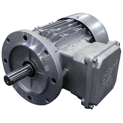 NORD Gear 33610292 Premium Efficient AC Motor, TEFC Enclosure, 1 hp, 230/460 VAC, 60 Hz, 3 Phase, 143TC Frame, 1730 rpm Speed, NEMA C-Face Mount