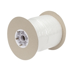 NSI SRPE-375 Spiral Wrap, 3/8 in Dia x 100 ft L x 0.052 in THK, Polyethylene, White