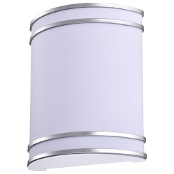 NUVO® by SATCO 62-1645 Wall Sconce, (1) Lamps, 120 V, Brushed Nickel Housing