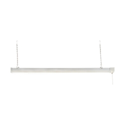 NUVO® by SATCO 62-927 Shop Light With 3 ft Pull Chain, 34 W Fixture, 120 V, White Housing