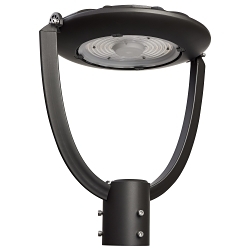 NUVO® by SATCO 65-892 Adjustable Post Top, 75 W Fixture, 120 to 347 V, Powder Coated Bronze Housing