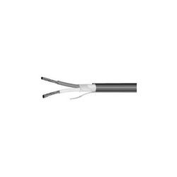 Omni Cable DS11802 Type CL3R/CMR Multi-Conductor Shielded Security and Alarm Cable With Ripcord, Reel Packaging, 300 VAC, (2) 18 AWG Bare Stranded Copper Conductor, 500 ft L