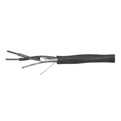 Omni Cable I82001-KX Type PLTC Shielded Thermocouple Cable, 300 VAC, (1 Pair) 20 AWG Solid Conductor