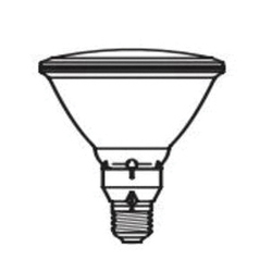 Sylvania 13922 General Purpose Lamp, 150 W, E26 Medium Skirted Incandescent Lamp, PAR38 Shape, 2175 Lumens
