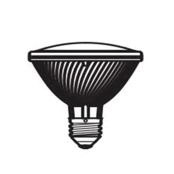 Sylvania 14606 Reflector Lamp, 75 W, E26 Medium Halogen Lamp, PAR30 Shape, 1130 Lumens Initial Lumens