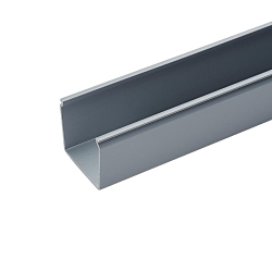 Panduit® FS4X2LG6NM Type FS Solid Wall Base Wiring Duct, 4.25 in W x 2.12 in D, PVC